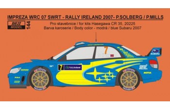 Transkit – Subaru Impreza WRC - SWRT – Ireland Rally 2007